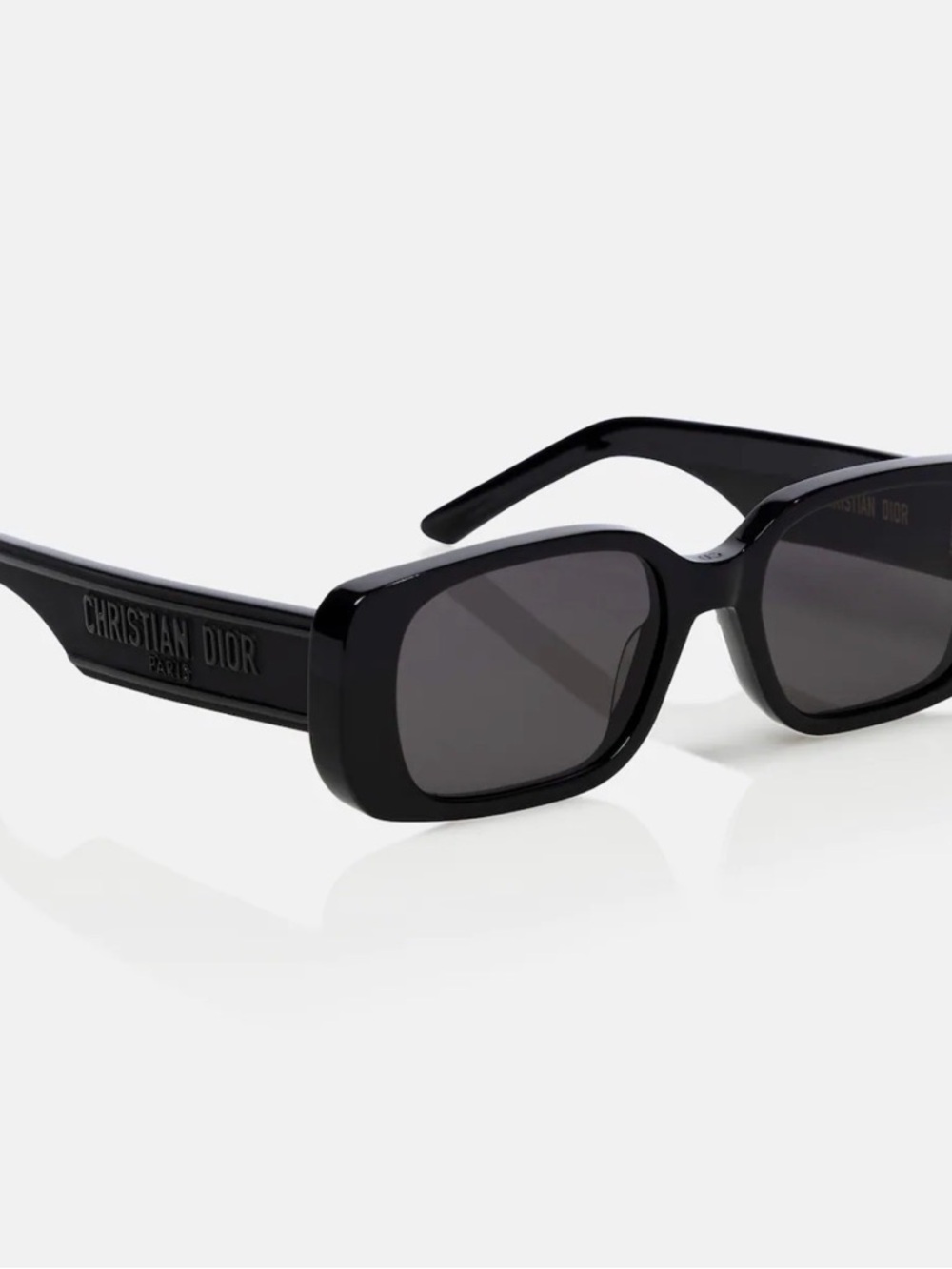 Dior Black Rectangle Sunglasses